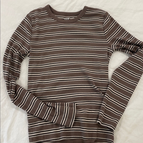 NWOT - Gap Modern Rib Shrunken TShirt / striped - Picture 3 of 3